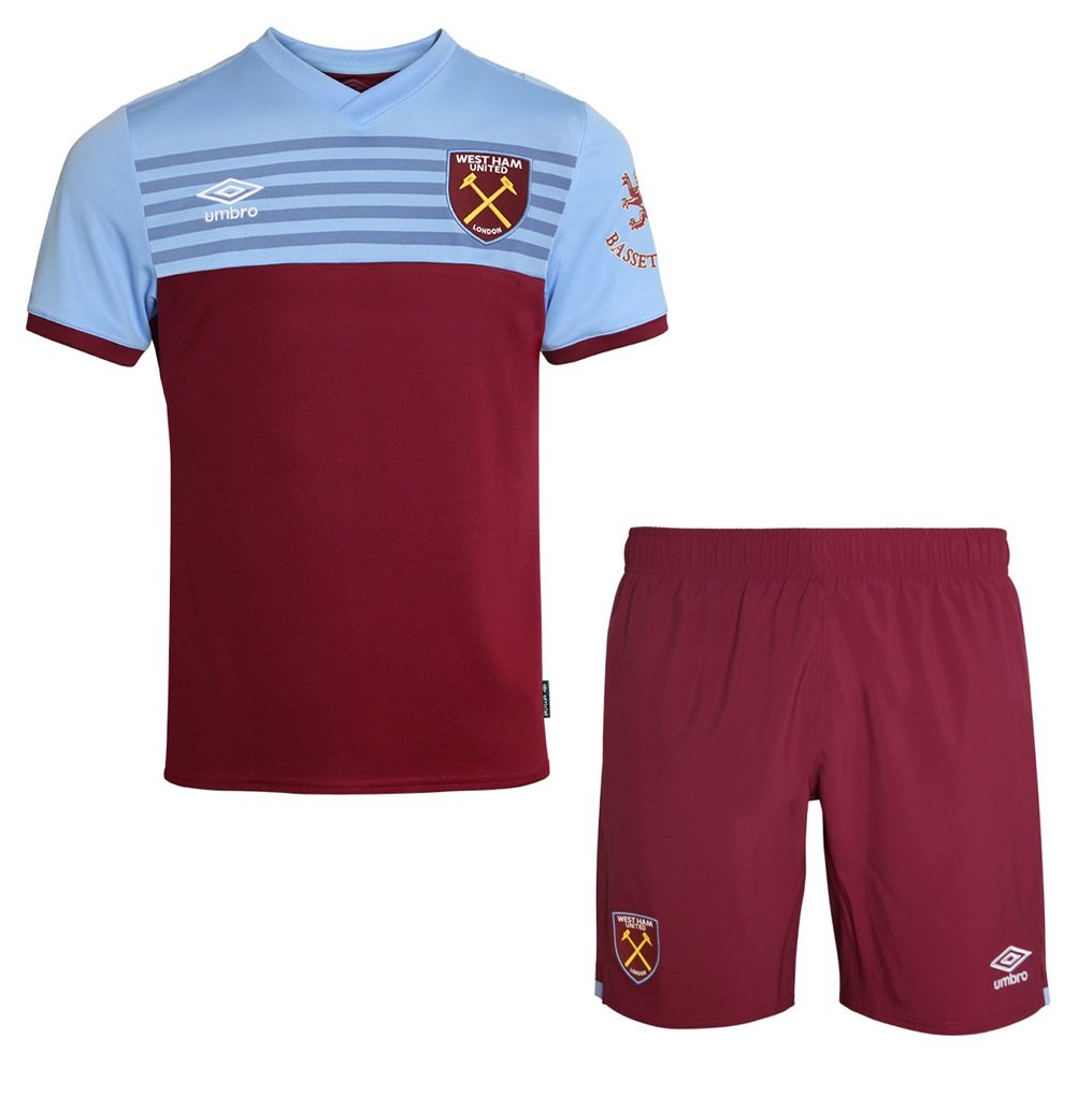 Kit infantil oficial umbro West Ham 2019 2020 I jogador